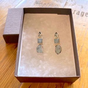 Aquamarine & Silver Earrings
